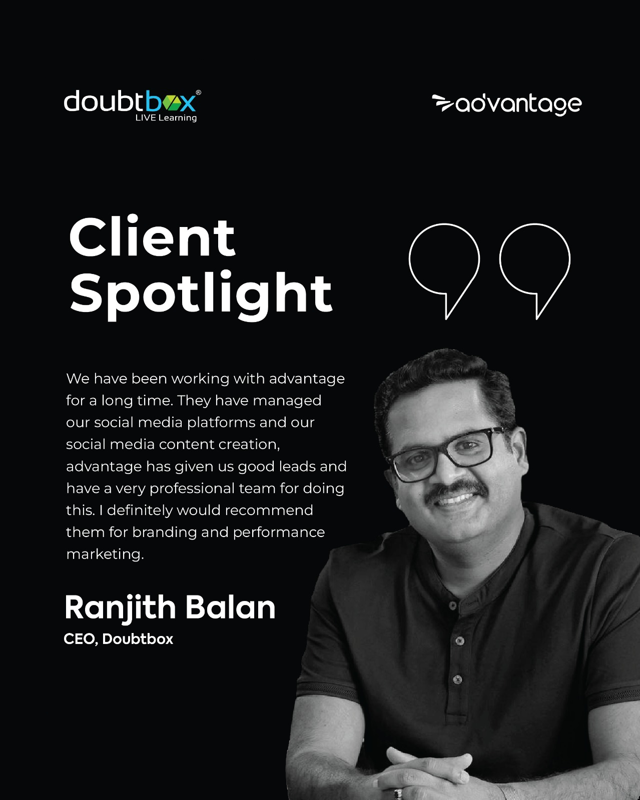 Client testimonial 1